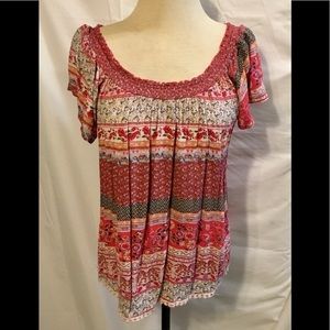 No Boundaries Bandana Print Pullover Shirt